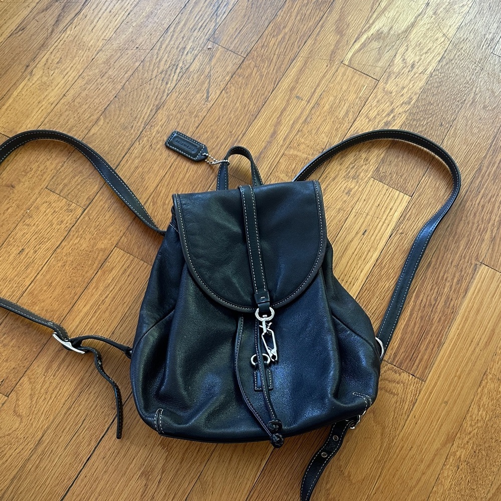 Coach leather VTG backpack